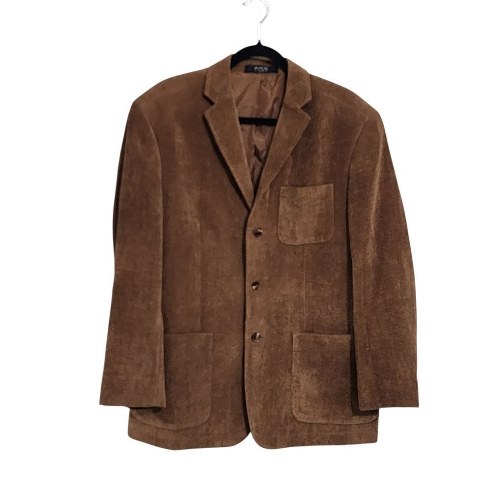 Axis LA Mens Blazer Sports Coat Jacket M Brown Western Cowboy